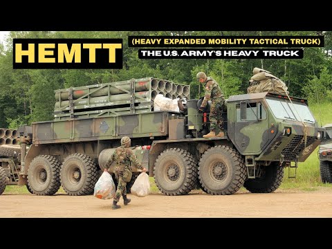 The HEMTT Heavy Expanded Mobility Tactical Truck  "The US  Army’s Heavy Truck"