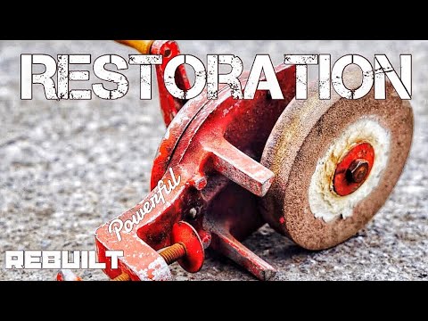 [relaxing] Antique Hand Cranked Grinder - Restoration