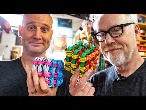 Adam Savage Builds a Paperclip "Borromean Box" with @standupmaths