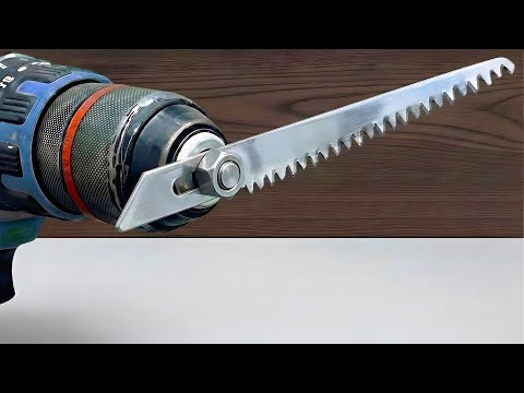 Just insert hand saw into into Drill and Every house needs this and no one does it! Creation Tips