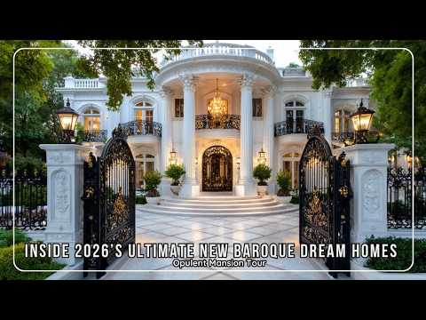 Opulent Mansion Interiors 2026 | New Baroque Architecture at Its Finest