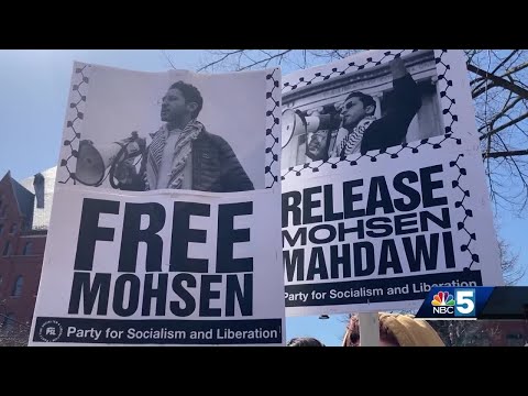 Lawyers, protesters fight for release of detained Palestinian activist and Vermont resident Mohse...