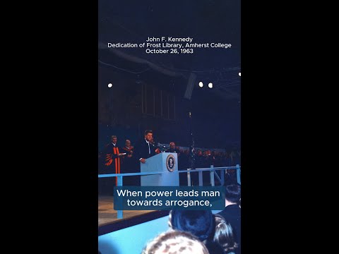 JFK on the Power of Poetry