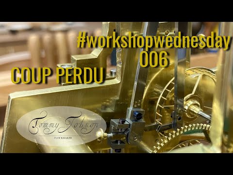 COUP PERDU TABLE REGULATOR  - 6000 Subscribers!! - Clock Repair Shop - Vlog 006 - Workshop Wednesday