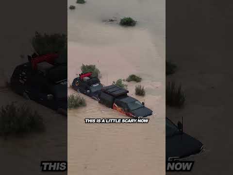 4WDs ABANDONED in Worst Desert Flood… Desperate Escape Attempt 😳