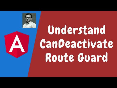 60. Controlling Navigation with CanDeactivate Route Guard in the angular