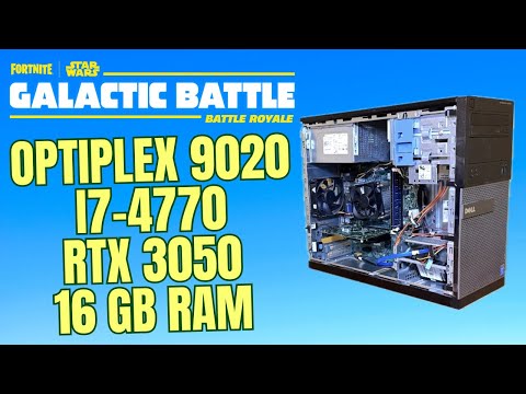 Optiplex 9020 Fortnite / Star Wars Galactic Battle Gameplay