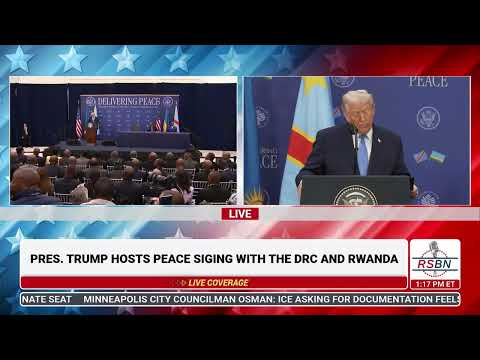 LIVE: President Trump Hosts a Signing Ceremony for the DRC–Rwanda Peace Agreement - 12/4/25
