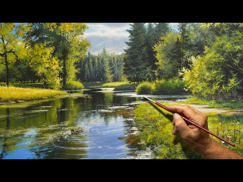 "Sun Glare" Acrylic painting. Artist - Viktor Yushkevich. #199