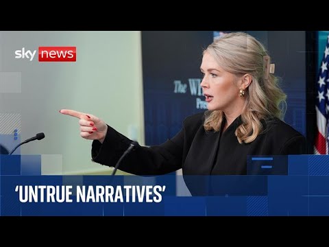 Karoline Leavitt clashes with CNN reporter at White House briefing