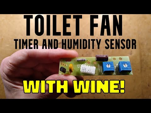 Wine powered toilet fan circuit analysis
