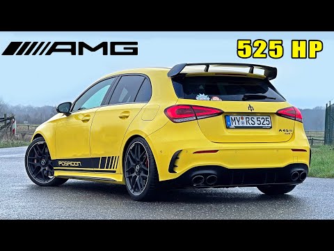 Mercedes-AMG A45 RS 525HP Posaidon | REVIEW on AUTOBAHN [NO SPEED LIMIT]