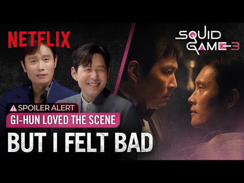 Lee Jung-jae (Player 456) & Lee Byung-hun (Front Man) React to Season 3 | Squid Game | Netflix