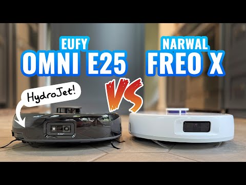 REAL WORLD TEST! eufy Omni E25 with HydroJet vs Narwal Freo X Ultra