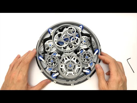 Cool 3D Printed Mechanical Clock | Tourbillon Mechanica (FDM Version) Assembly Guide