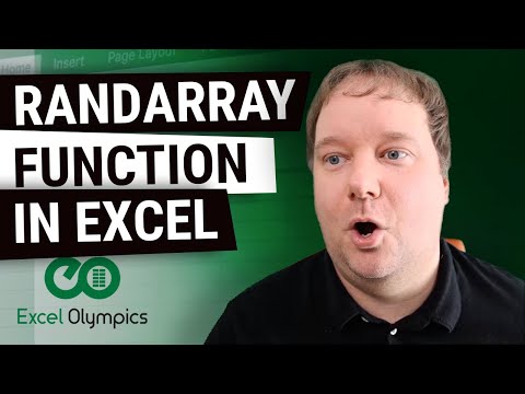 RANDARRAY Function in Excel