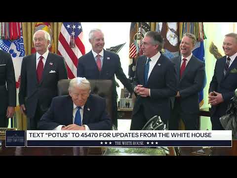 President Trump Signs Executive Orders, Jan. 30, 2026