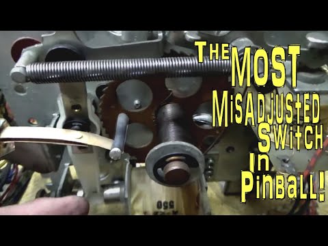This Switch Is ALWAYS Off On Any Old EM - Repairing a 1977 Sonic Prospector Pinball Machine