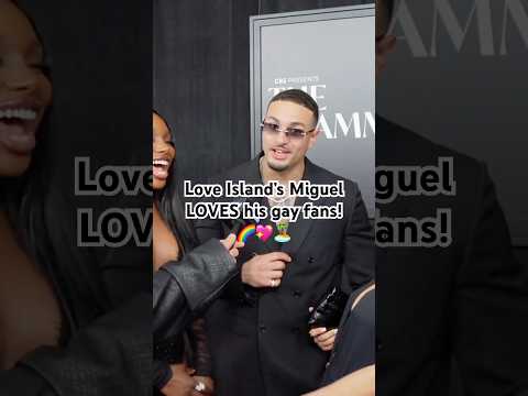 #LoveIsland’s #MiguelHarichi LOVES the support gay fans give him! 🌈💖🏝️🔥💪🏻