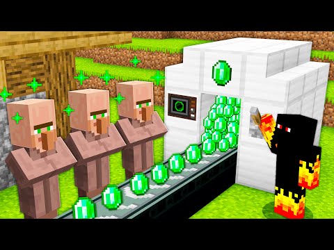 I built an emerald factory for villagers!