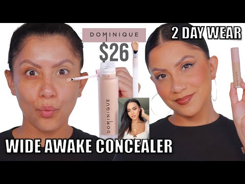 *new* 2 DAY WEAR DOMINIQUE COSMETICS WIDE AWAKE FULL COVERAGE CONCEALER *dry undereyes*| MJ