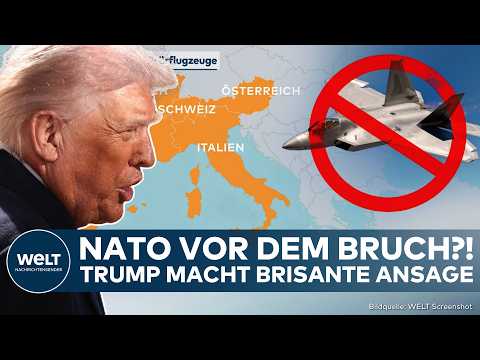 NATO: A bombshell! Trump openly questions the alliance! Dispute with the US escalates dramatically.