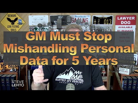 Consent Decree Bars GM From Mishandling Consumer Personal Data for 5 Years