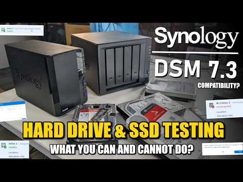 What You CAN and CANNOT Do with Hard Drives in Synology DSM 7.3 - GOOD News, BAD News