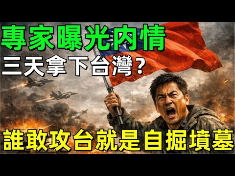 誰敢攻台就是自掘墳墓？兩岸若開戰 "三天拿下臺灣"？，老百姓怎麽活下來？專家警告：動台灣代價遠超北京想像！不信你就試試！