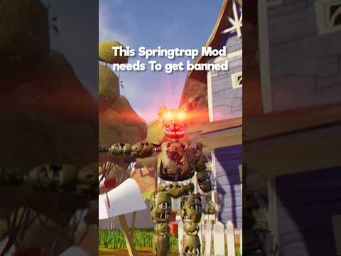 Springtrap in Hello Neighbor is INSANE!