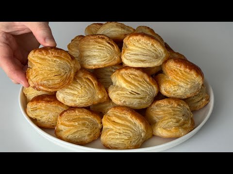 An incredibly easy recipe with just flour, hot water and a glass! 👆 Fast, Delicious