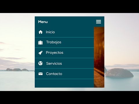 Como hacer un menú de navegación adaptable a dispositivos móviles (Responsive Design)