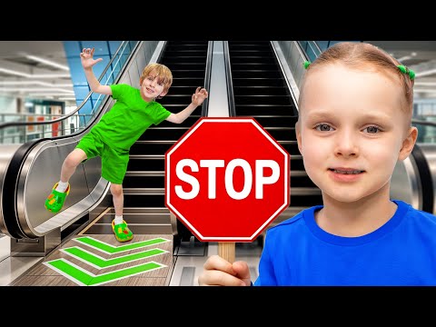 Rulletrappe-mission: Børnene lærer regler i centret!