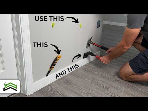How To Remove Baseboard Trim | Without Any Damage!
