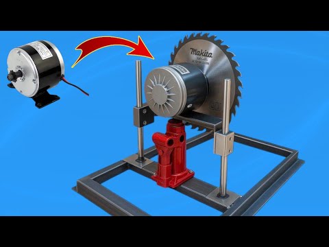 Unbelievable! This 12V Motor DIY Machine Saves Thousands in Woodworking