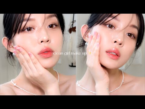 ENG SUB✨clean girl makeup daily crying makeup •IU's hair perm + self eyebrow lifting •thick eyela...