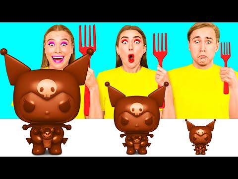 Big, Medium and Small Plate Challenge | Fantastic Food Hacks