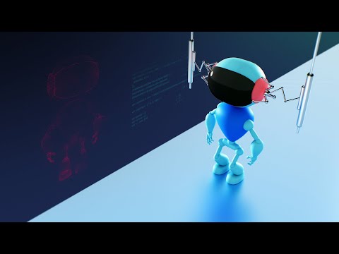 Building Robots Factory Background video | Footage | Screensaver