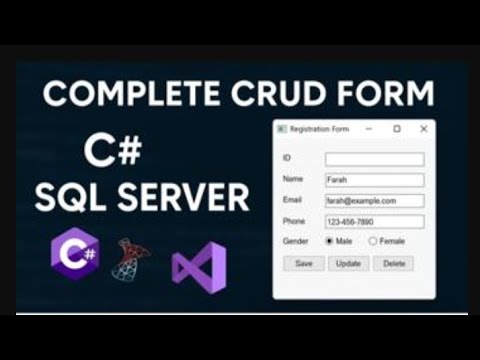 Desktop CRUD Application in C# with SQL Server | University Project (Windows Forms + SQL Server)