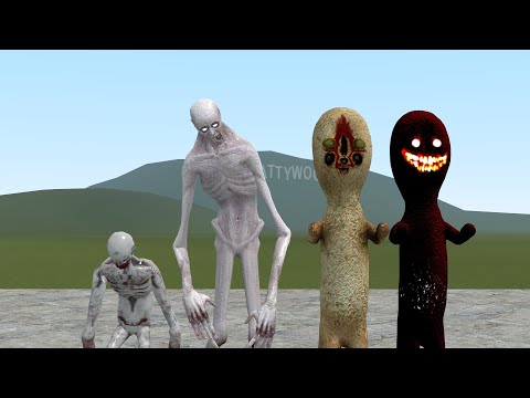 OLD SCP 096 VS SCP 173!!! Garrys Mod Sandbox