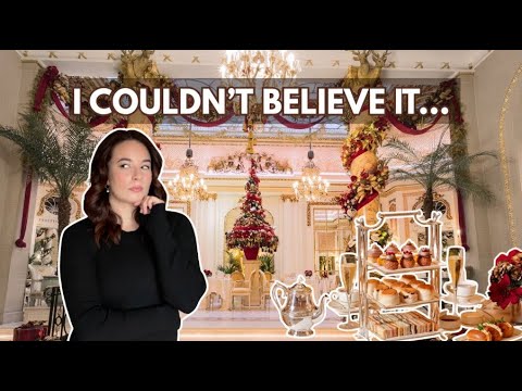 Christmas at The Ritz 🎄 A Magical Afternoon Tea… until the CAROL SINGERS arrived!