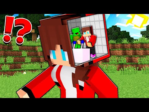 JJ and Mikey Mind Control JJ Girl in Minecraft! Maizen