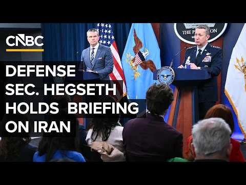 Defense Sec. Pete Hegseth and General Dan Caine hold briefing on the U.S.-Iran war — 3/31/2026