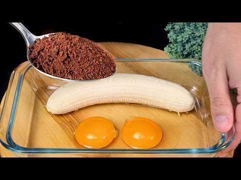 ❗️ Mischen Sie Banane mit Kaffee! Dessert ohne Backofen in nur 10 Minuten!