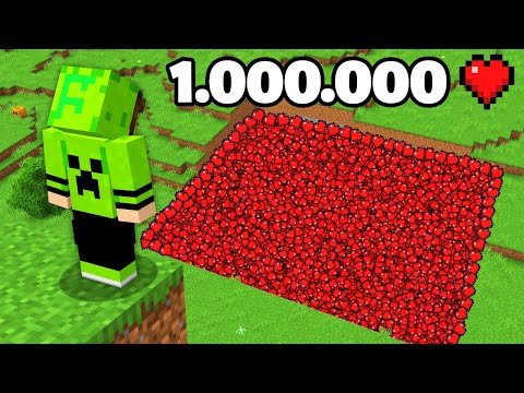 Cadres Has 1,000,000 SECRET HEARTS In Minecraft!