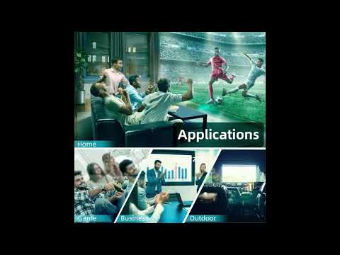 Q6S Mini Projector Test – Huge Screen Home Cinema with AirPlay Support