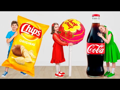 Eva and Kids learn to choose healthy food