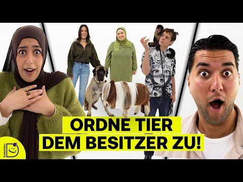 Ordne die Haustiere den Besitzer*innen zu!