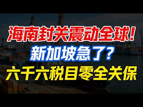 海南封关18日启动！你的就业、消费、创业将被彻底改变？#海南封关2025#亚洲贸易变局#新加坡VS海南#自贸港机遇#零关税时代#一带一路新动态#跨境电商新风口#全球贸易规则重塑