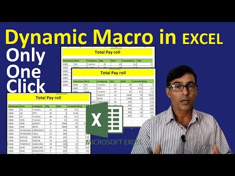 Create Report automatic in excel using Dynamic macro in hindi